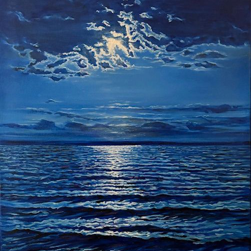 Let's Paint: Evening Blue