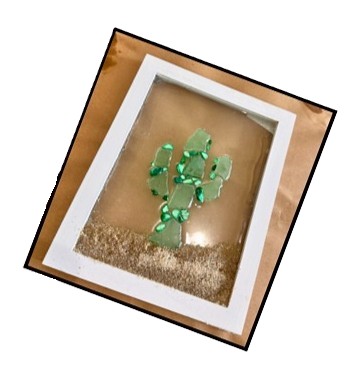 Sea Glass Make-N-Take Framed Art - Beginner