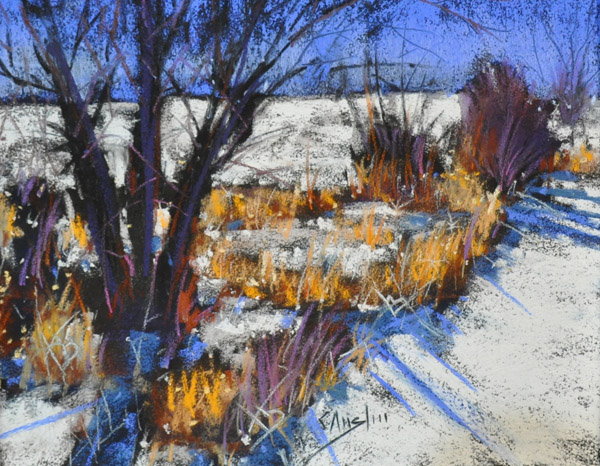 Pastel Landscape Painting from Photographs