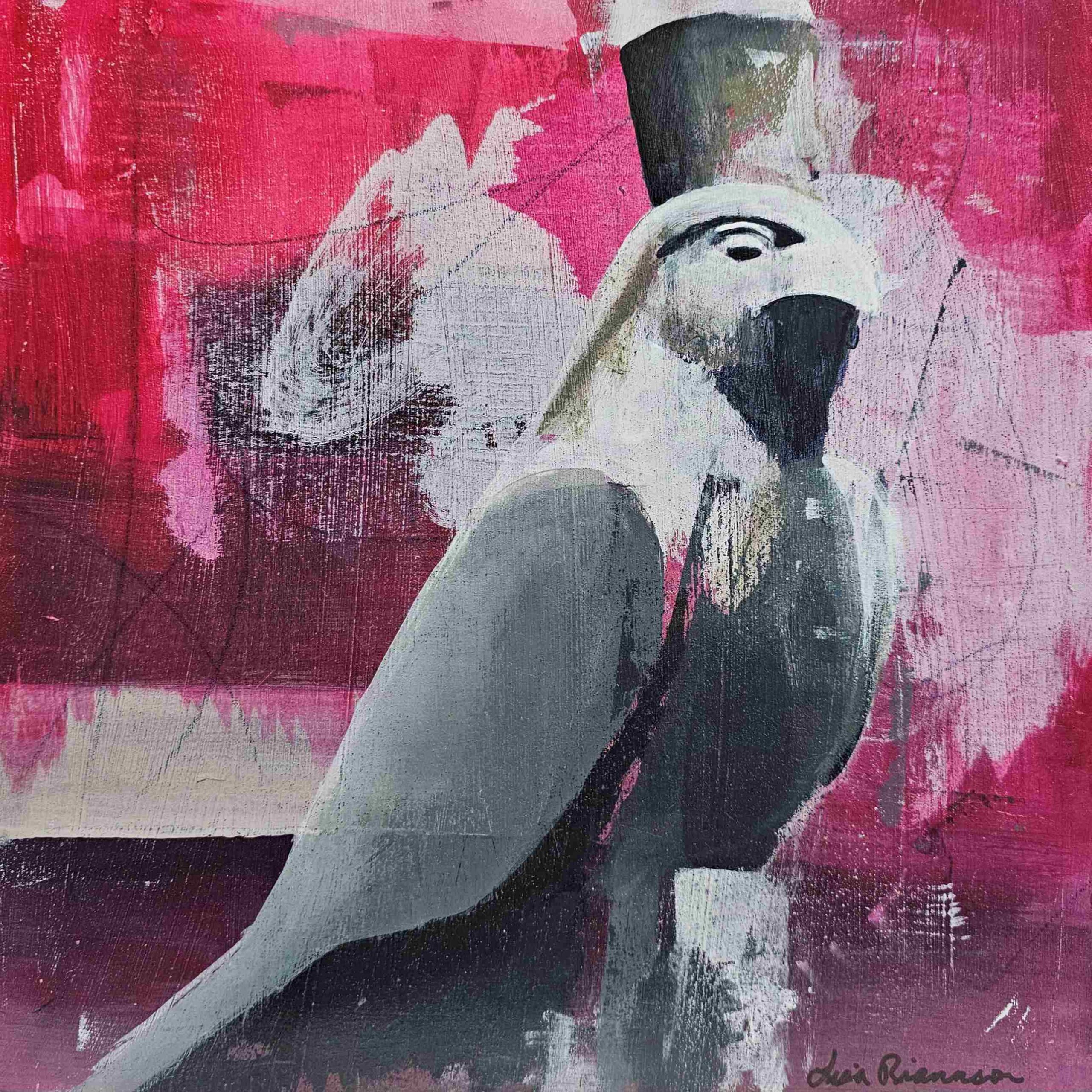 Blending Realism with Abstraction in Acrylics