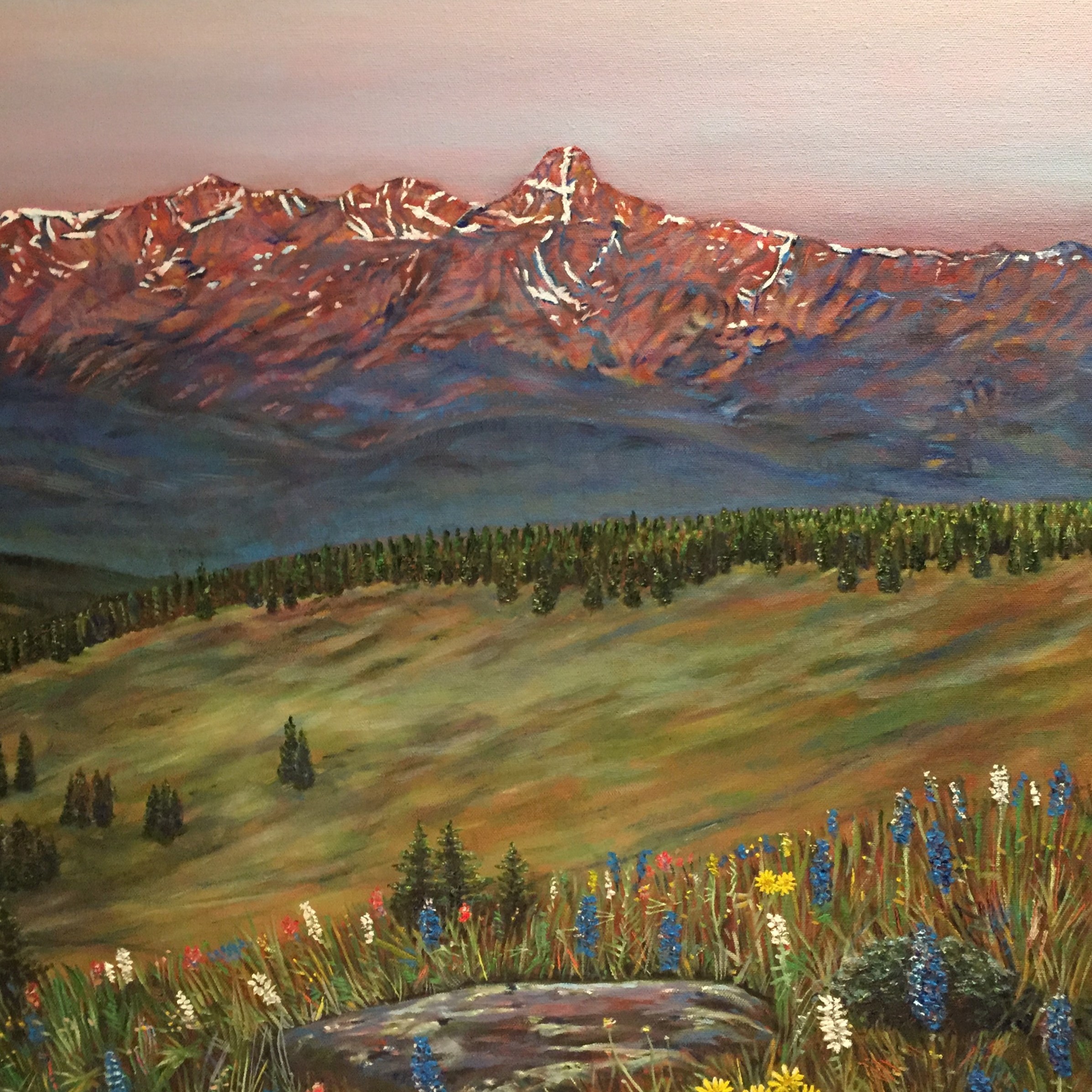 Let's Paint: Mt. of the Holy Cross Morning
