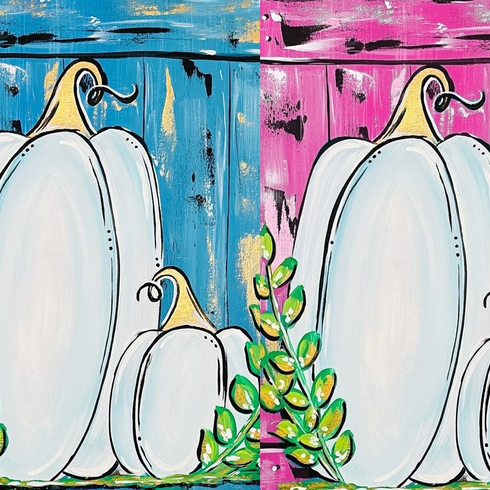 Pumpkins: A Paired Painting Adventure for Two! 