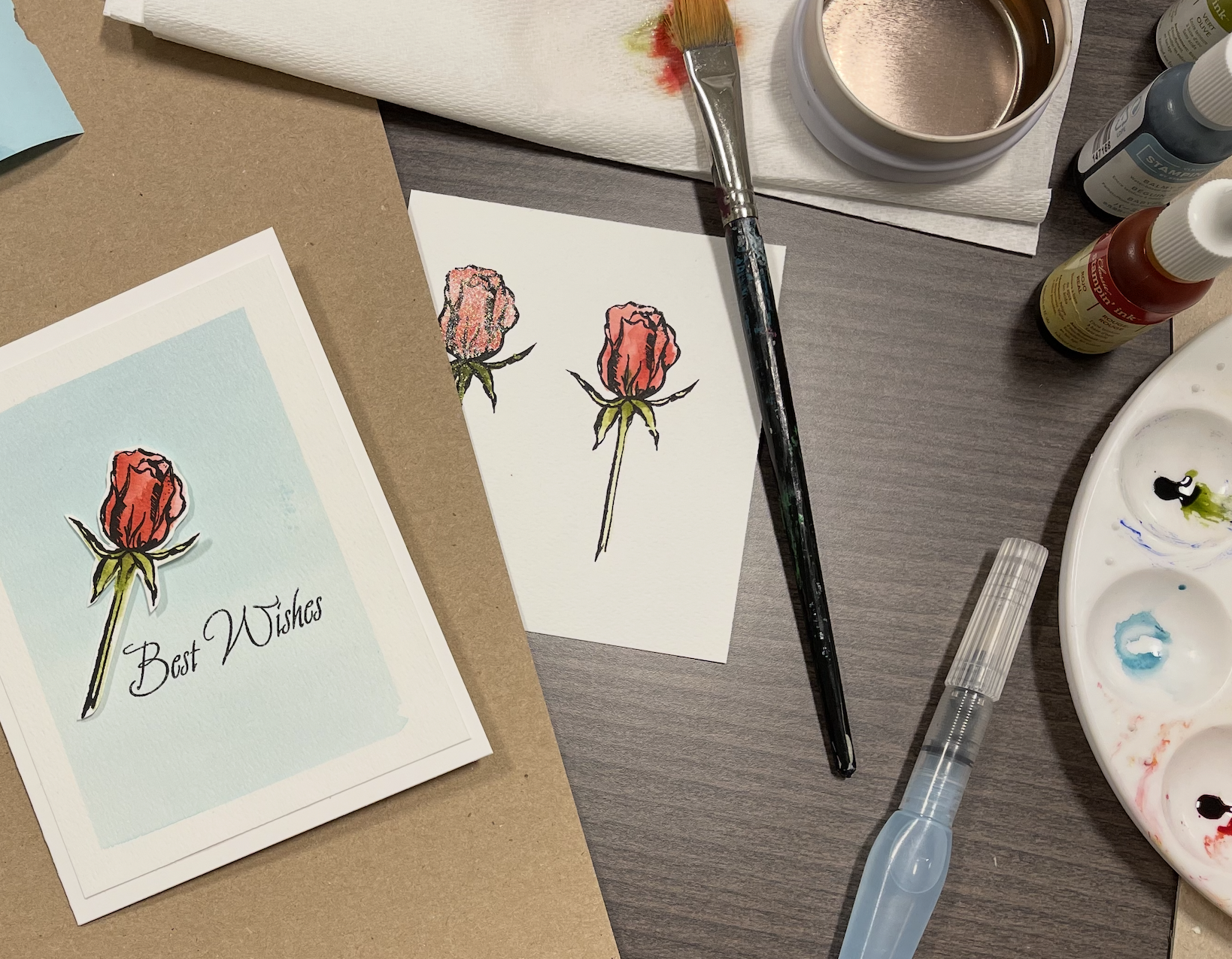 Greeting Cards Watercolor Technique - Beginners Level