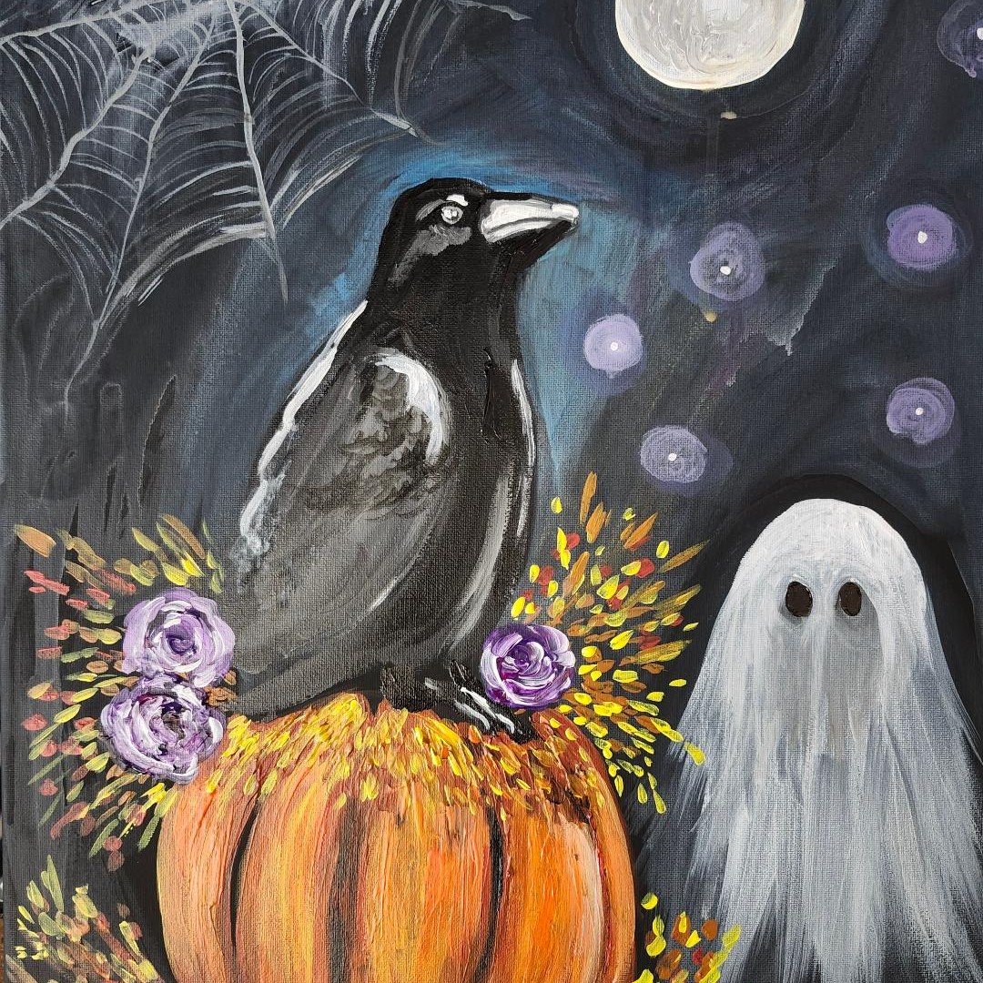 Canvas & Coffee – Ghoulish Merrymaking