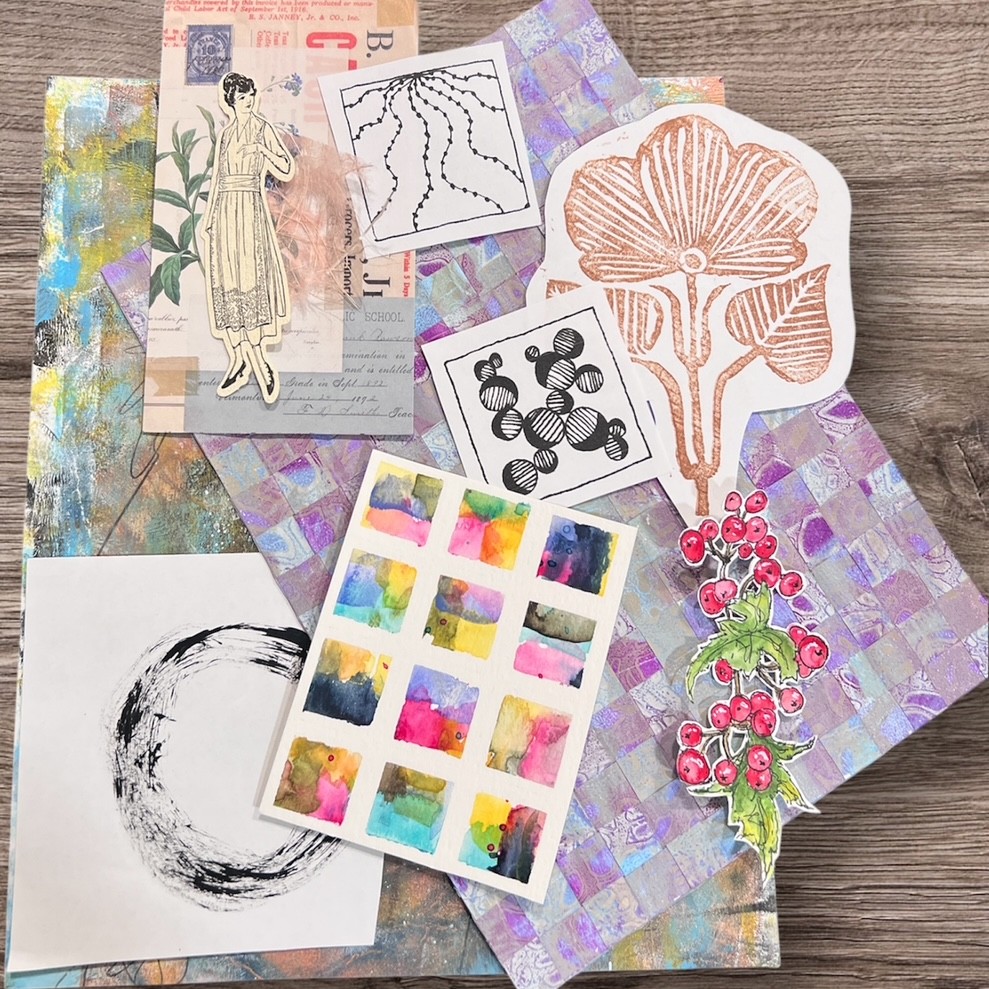Mixed Media Art for Relaxation and Mindfulness