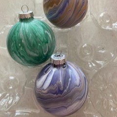 Fluid Art Workshop - Ornaments