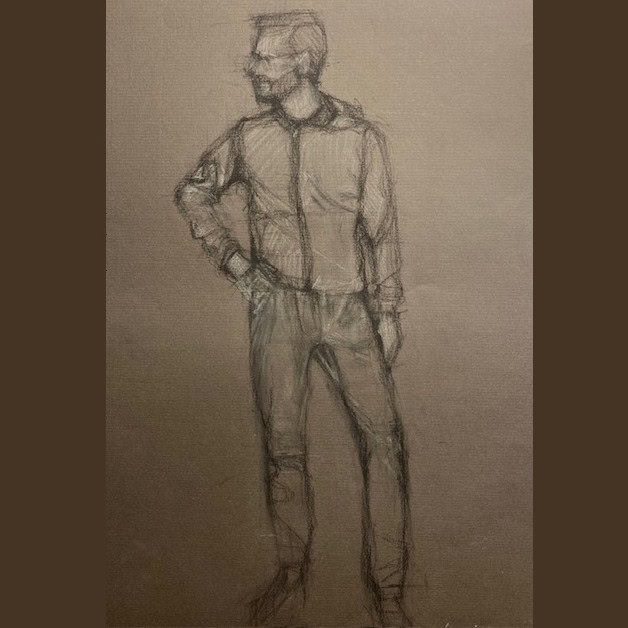 tri arts project instructor leigh anne lewis charcoal figure workshop artwork example