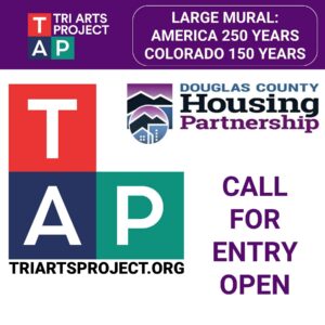 Image for a large commemorative mural call for entry for USA 250 and colorado 150 years anniversaries