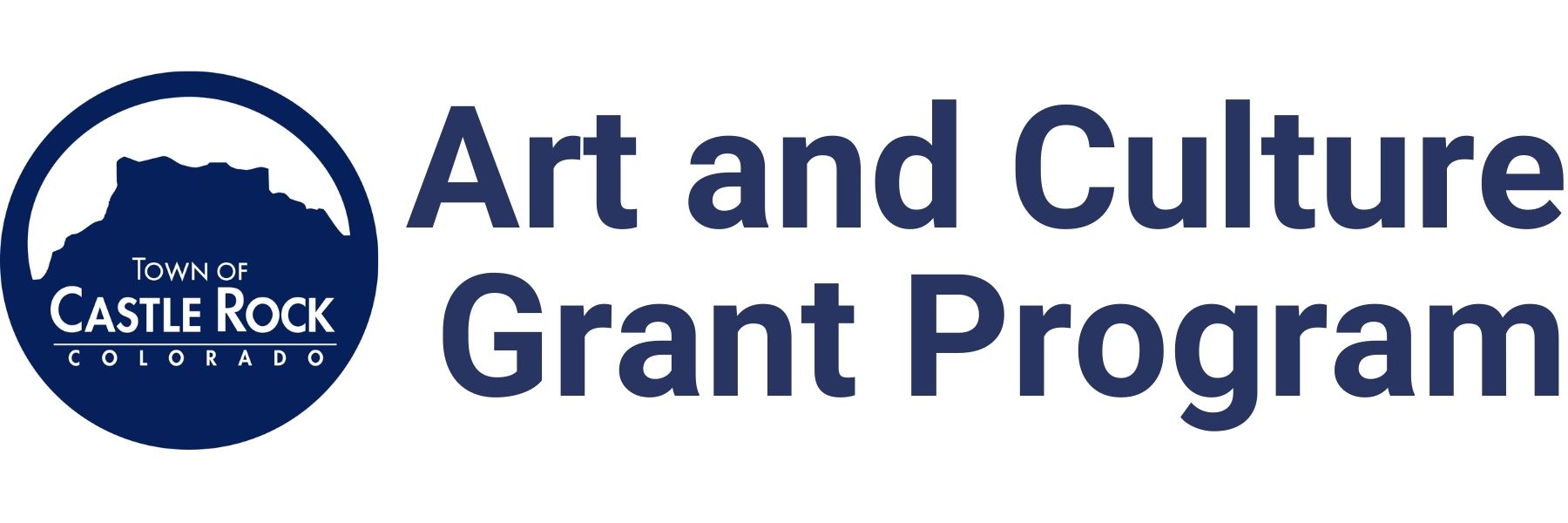 town of castle rock arts and culture grant logo