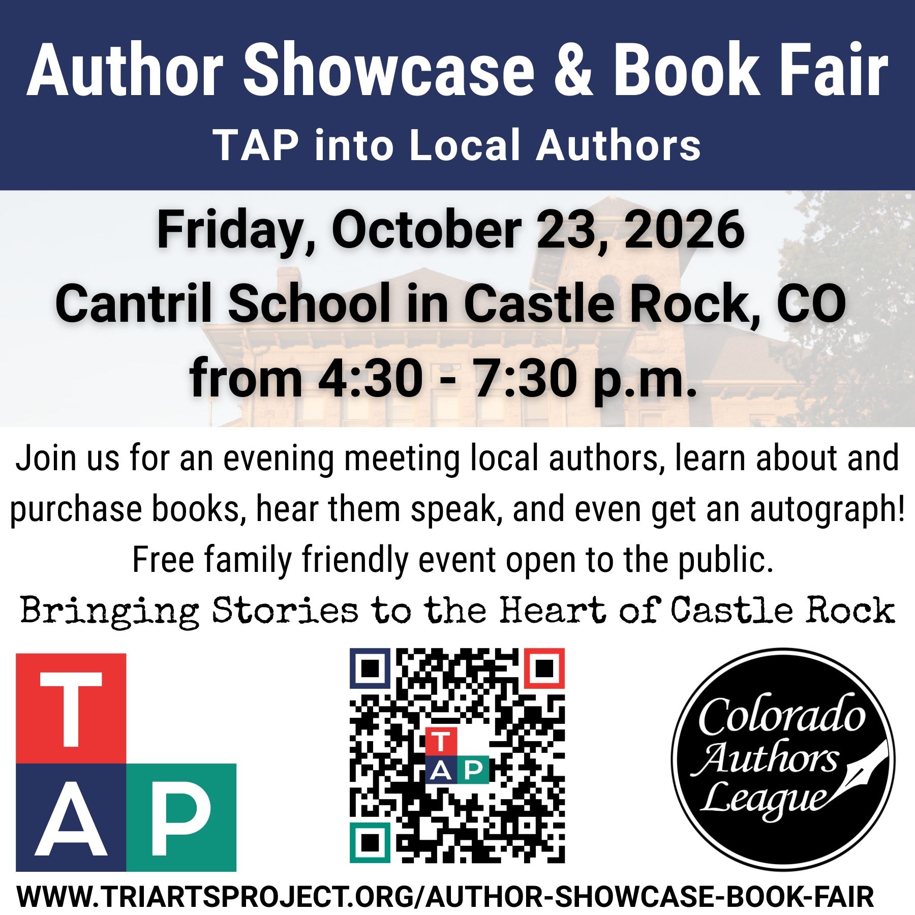 community event author showcase and book fair image
