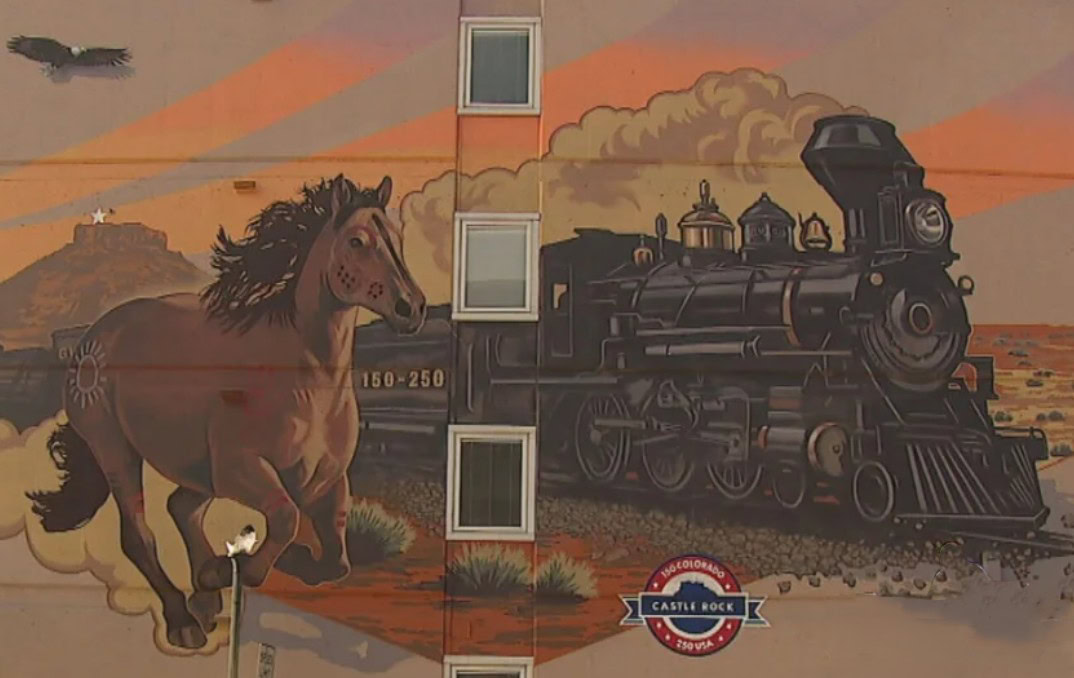 castle rock reyn rock mural