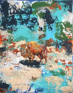Artist Abigail Collins artwork from tri arts project This Place, Our Time art exhibition