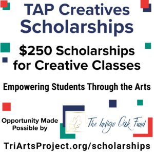 image of TAP Creatives scholarships logo