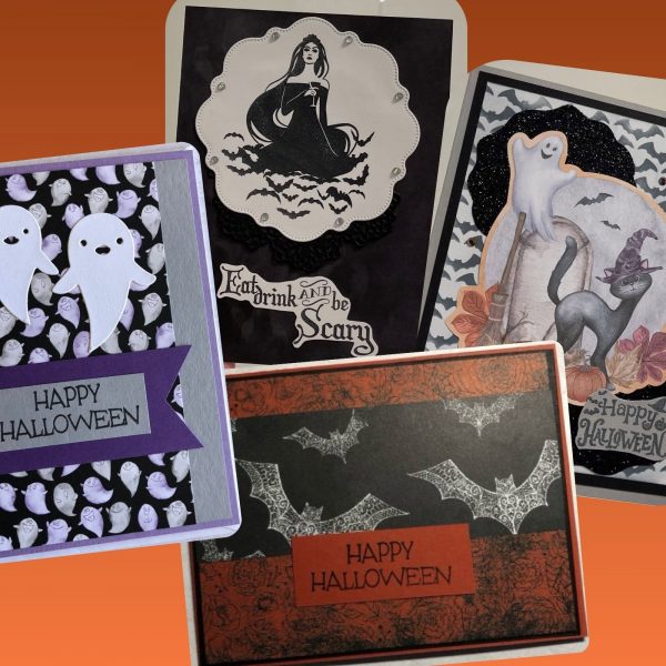 Halloween card collage - Halloween cards